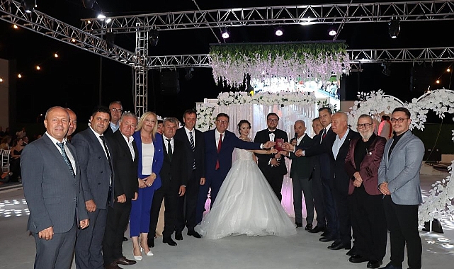 Başkan Özalp’in Oğlu Görkemli Bir Törenle Dünyaevine Girdi