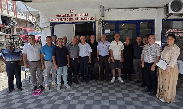 KIRKSEDER’den Muhtarlara Vefa Dolu Şiirli Ziyaret