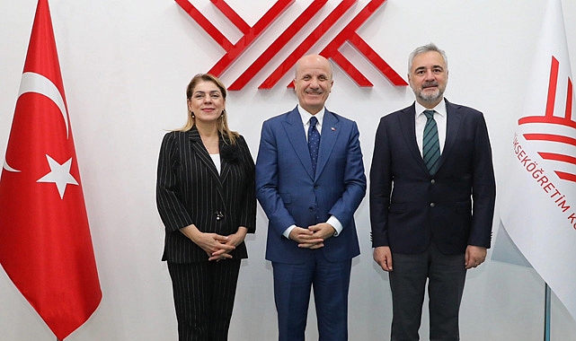 Milletvekili Sarıçam ve Rektör Ak’tan YÖK Başkanı Özvar’a Ziyaret