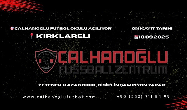 Türkiye’de Bir İlk: Çalhanoğlu Futbol Akademisi Kırklareli’de Açılıyor