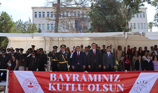Vize’de 30 Ağustos Zafer Bayramı Coşkuyla Kutlandı