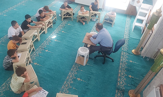 Yayla Camii’nde Kur’an Kursu Dualarla Sonlandı