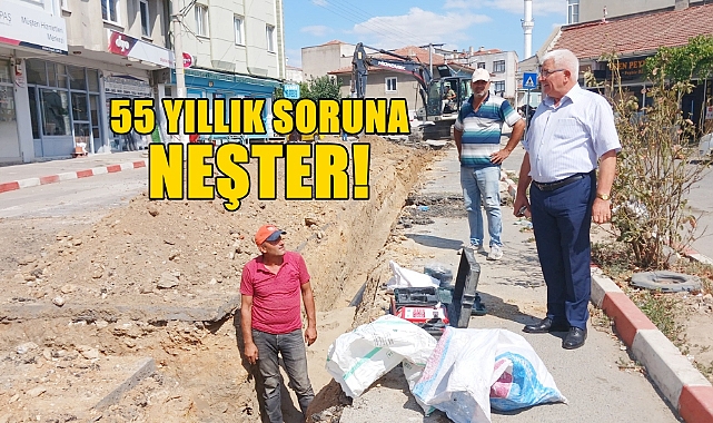 55 Yıllık Sorun Çözülüyor: Başkan Çalışmaları Yerinde İnceledi