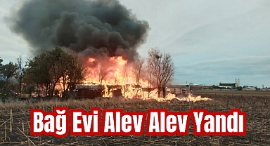 Bağ Evi Alev Alev Yandı...