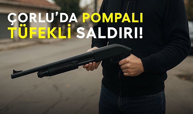 Çorlu’da Pompalı Tüfekli Saldırı!