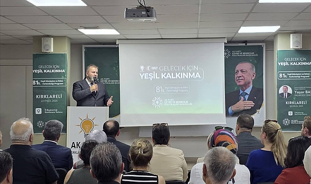 Kırklareli’de Yeşil Dönüşüm ve İklim Farkındalığı Buluşması