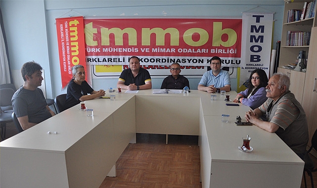 Kırklareli'nde Mühendis, Şehir Plancıları ve Mimarlar Dayanışma İçin Buluşacak