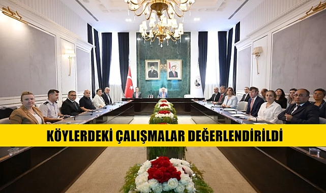 Kırklareli'nin Köylerinde Yılın İlk 6 Ayındaki Çalışmalar Değerlendirildi
