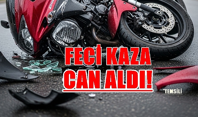Minibüsle Çarpışan Motosiklet Sürücüsü Öldü!