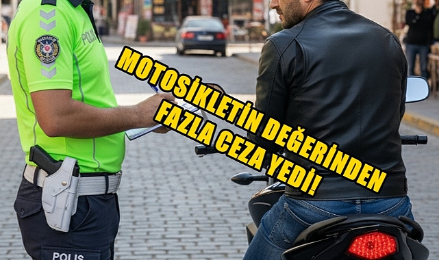 Plakasız Sigortasız Muayenesiz Motosiklete Okkalı Ceza!