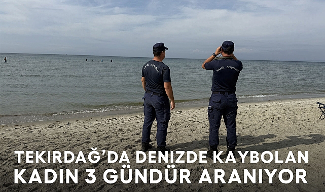 Sahil Güvenlik Ekipleri Denizde Kaybolan Kadın İçin Seferber Oldu!