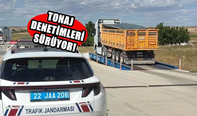 Tonaj Denetimleri Sıklaştı: İki Araca 50 Bin Lira Ceza!