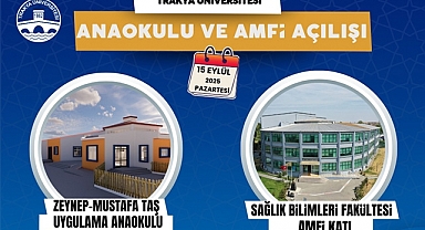 Trakya Üniversitesi’nde Çifte Açılış Heyecanı