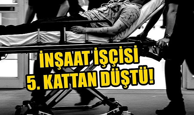 Uzunköprü'de İnşaat İşçisi 5. Kattan Düştü!