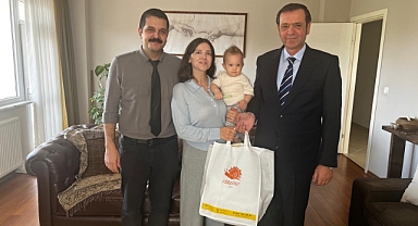 Başkan Özalp'tan “Hoş Geldin Bebek” Ziyaretleri Sürüyor