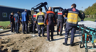 Feci Kaza! Kırklareli'nde İnşaat İşçisi Toprak Altında Kaldı...