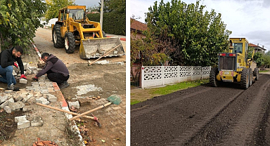 Kavaklı'da Yollar Yenileniyor