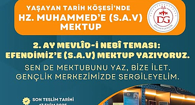 Kırklareli Gençlik Merkezi’nden “Hz. Muhammed’e (S.A.V) Mektup” Etkinliği