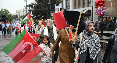 Kırklareli Halkı Gazze İçin Sessiz Çığlıkta Buluştu