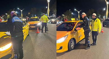 Kırklareli'nde Ticari Taksilere Ortak Denetim