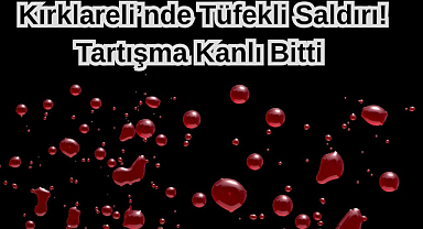 Kırklareli’nde Tüfekli Saldırı: Tartışma Kanlı Bitti