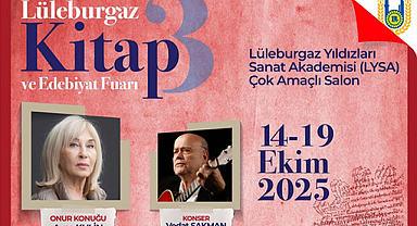 Lüleburgaz 3. Kitap ve Edebiyat Fuarı 14 Ekim’de Başlıyor
