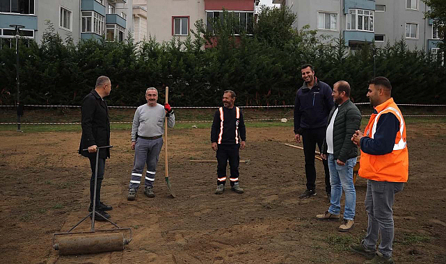 Millet Bahçesi’nde Çevre Düzenlemesi Başladı