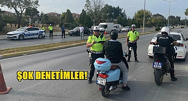 Motosikletlere ceza yağdı!