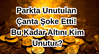 Parkta Unutulan Çanta Şoke Ett! Bu Kadar Altını Kim Unutur?