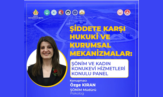 Şiddetin Karşısında Akademi Var! Kırklareli Üniversitesi'nde Farkındalık Paneli