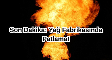 Son Dakika: Yağ Fabrikasında Patlama!