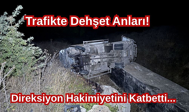 Trafikte Dehşet Anları! Direksiyon Hakimiyetini Katbetti...