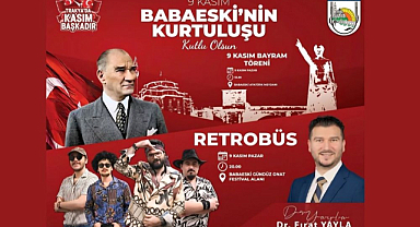 Babaeski’nin Kurtuluş Coşkusu Retrobüs Konseriyle Taçlanacak