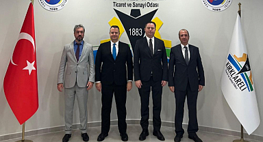 Başkan Özsan, KOSGEB Yöneticilerini Ağırladı