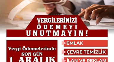 Belediye Uyardı! Vergi Ödemelerinde Cezalı Duruma Düşmeyin!