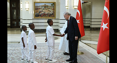 Cumhurbaşkanı Erdoğan; Lübnan, Gana, Filistin, Gine ve Japonya büyükelçilerini kabul etti