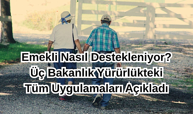 Emekli Nasıl Destekleniyor? Üç Bakanlık Yürürlükteki Tüm Uygulamaları Açıkladı
