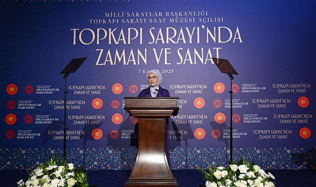 Emine Erdoğan, Topkapı Sarayı Saat Müzesi'nin Açılışına Katıldı