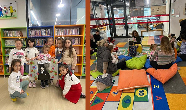 Kırklareli İl Halk Kütüphanesi’nde Çocuklar Cumhuriyetle Buluştu
