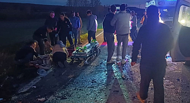 Kırklareli'nde Feci Kaza! Yaralılar Var!