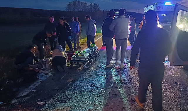 Kırklareli'nde Feci Kaza! Yaralılar Var!