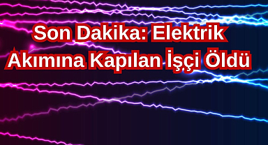 Son Dakika: Elektrik Akımına Kapılan İşçi Öldü