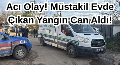 Acı Olay! Müstakil Evde Çıkan Yangın Can Aldı!