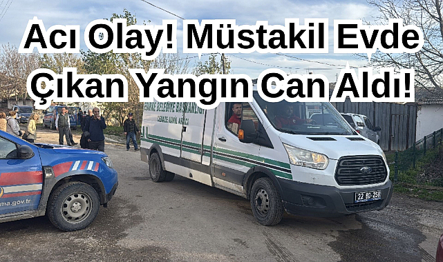 Acı Olay! Müstakil Evde Çıkan Yangın Can Aldı!