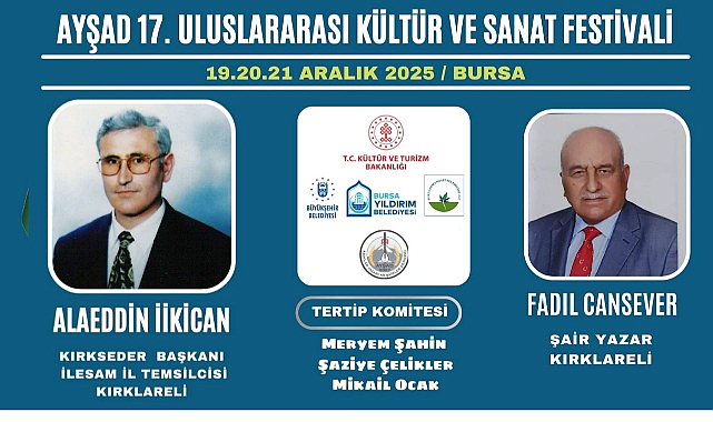 Alaeddin İkican ve Fadıl Cansever AYŞAD Festivalinde Sahne Alacak