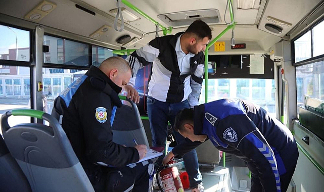 Kırklareli’nde Şehiriçi Otobüslerde Ortak Denetim