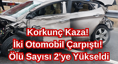 Korkunç Kaza! 2 Ölü...