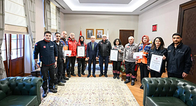 Vali Turan AFAD Gönüllüleriyle Buluştu 