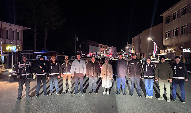 Başkan Özalp'ten Yeni Yıla Nöbette Giren Personele Ziyaret