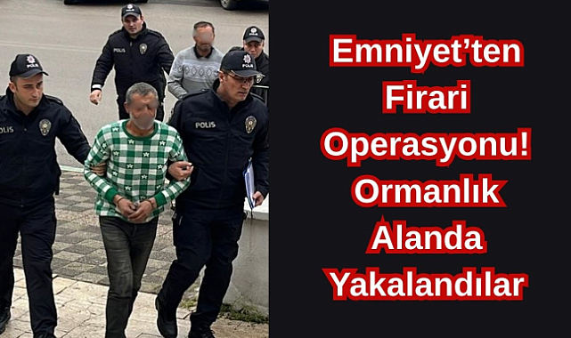 Edirne’de Firari Operasyonu! Ormanlık Alanda Yakalandılar